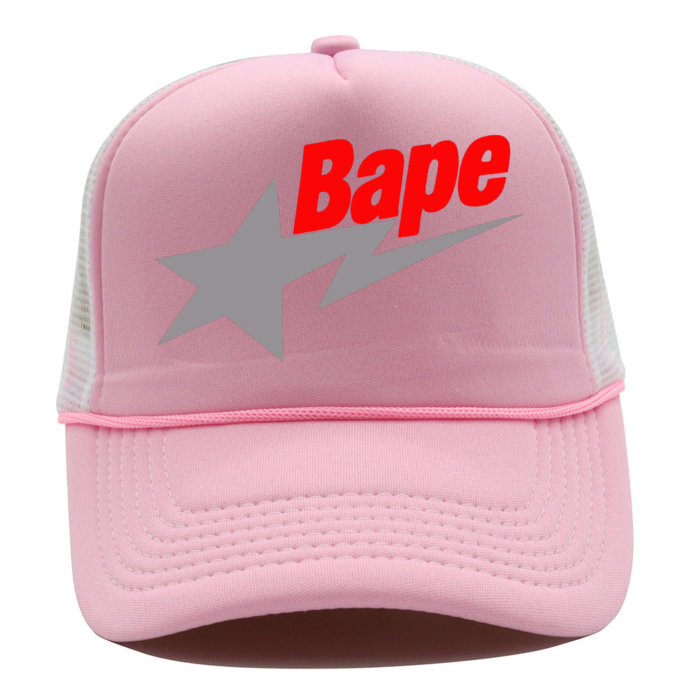 Bathing Ape Hat Baseball Cap Mesh Cap BAPE Sunscreen Cap product image 5, provided for visual reference and product detail