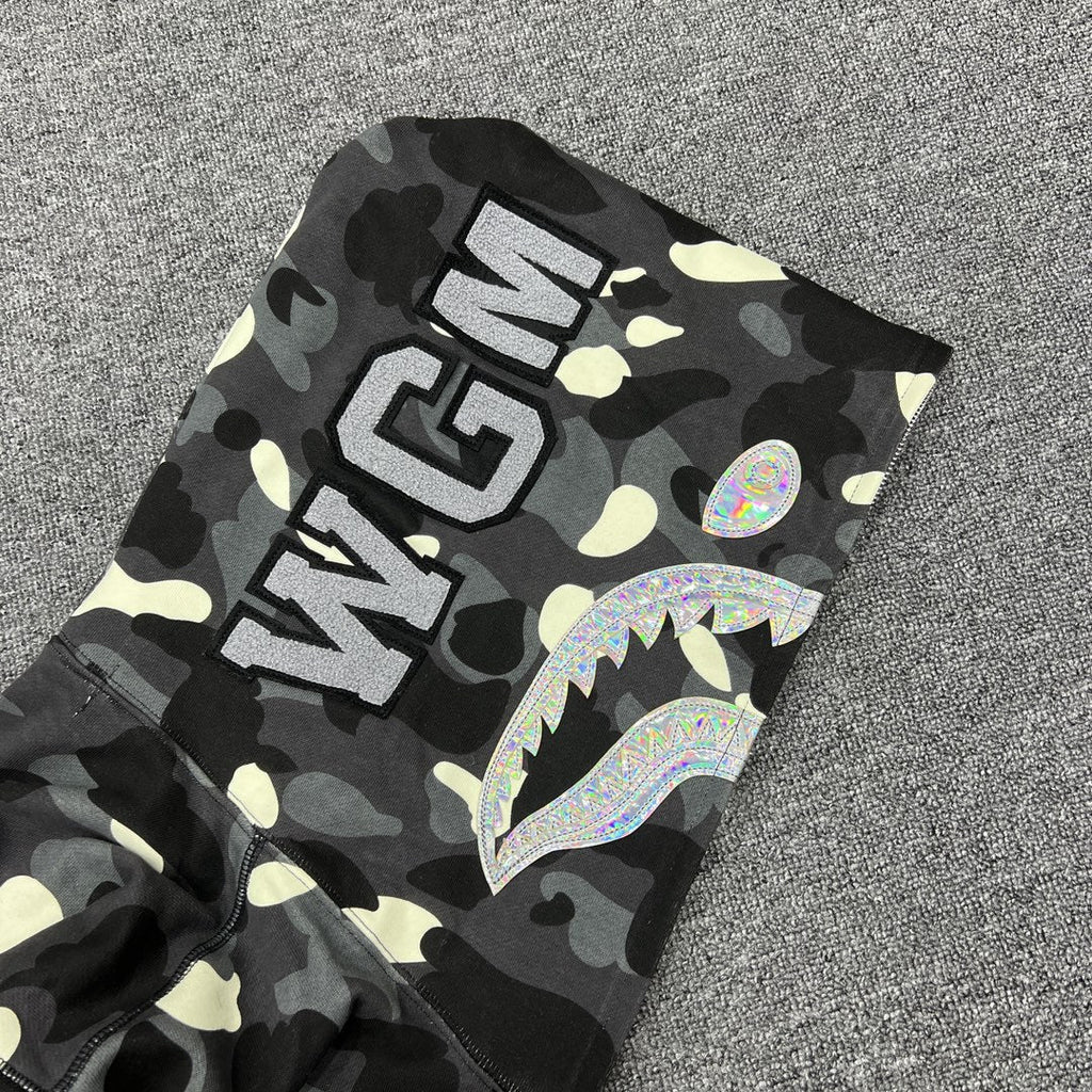 Bape Hoodie Zip-Up Cardigan Iridescent Glow Hoodie product image 2, provided for visual reference and product detail review