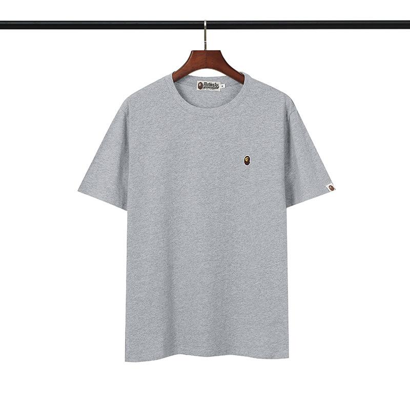 Bathing Ape T-Shirt Embroidered Ape Head Short Sleeve Cotton T-shirt product image 9, provided for visual reference and