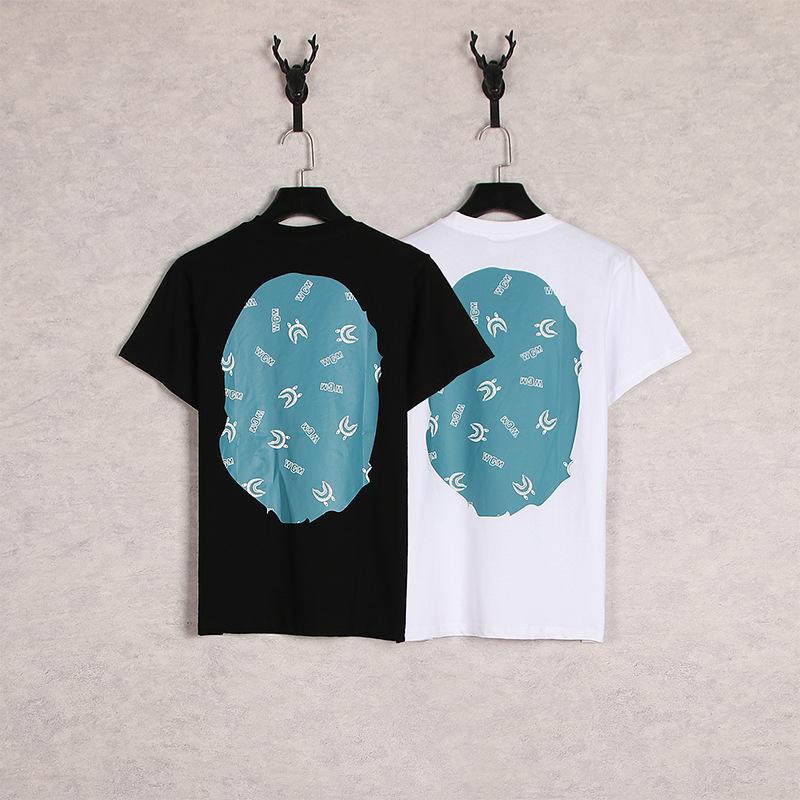 Bathing Ape T-Shirt Cartoon Anime Loose Teen Summer Casual T-shirt product image 2, provided for visual reference and