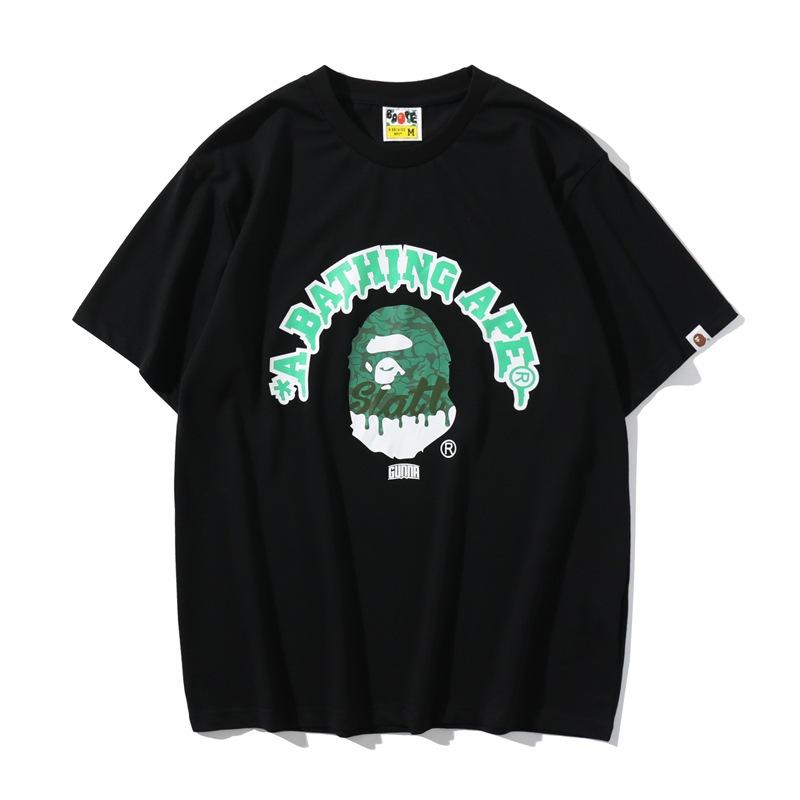Bathing Ape T-Shirt Summer Camouflage Ape Head Short Sleeve T-shirt product image 1, provided for visual reference and