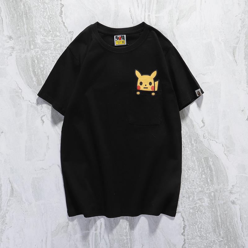 Bathing Ape T-Shirt Summer Casual Cartoon Anime Pullover Short Sleeve Round Neck T-shirt product image 2, provided for