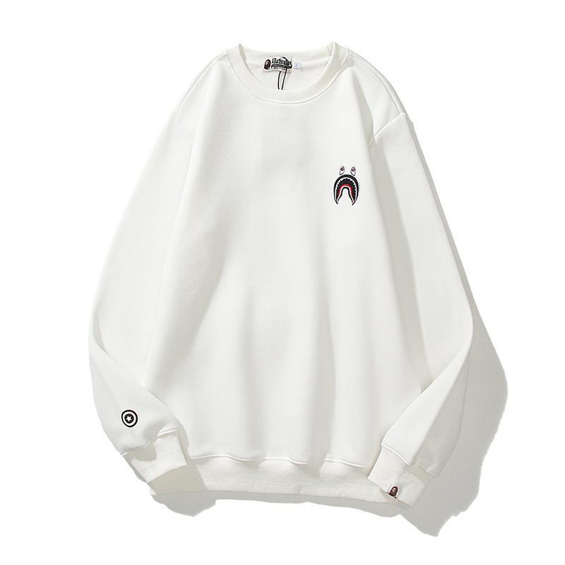 Bathing Ape Sweatshirts Winter Men and Women Shark Logo Print round-Neck Pullover product image 1, provided for visual