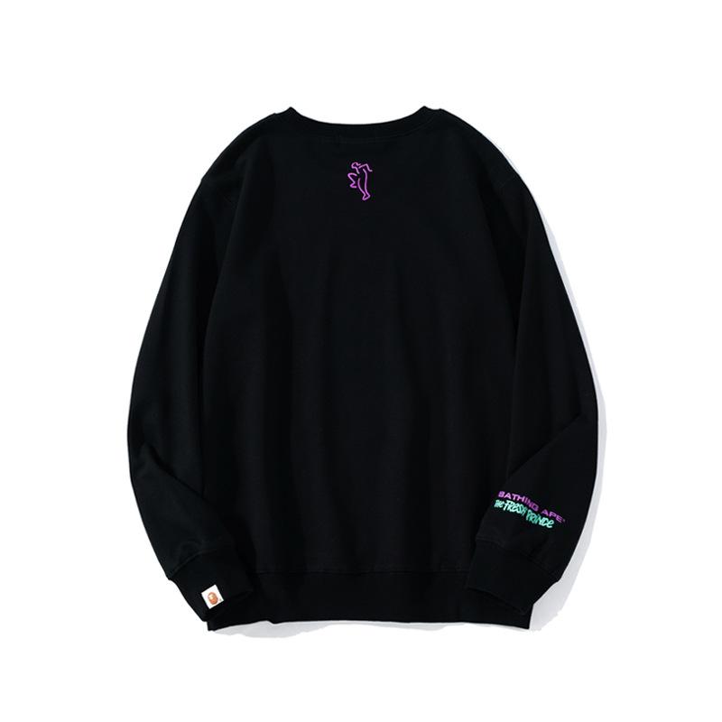 Bathing Ape Sweatshirts Spring Fashion Brand round Neck Pullover Undershirt Sweater product image 3, provided for visual