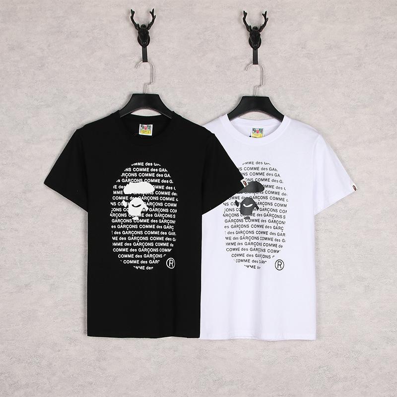 Bathing Ape T-Shirt Casual Short Sleeve Printed T-shirt product image 4, provided for visual reference and product detail