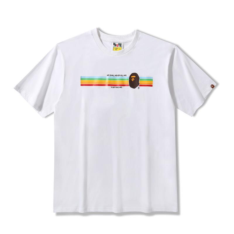 Bathing Ape T-Shirt Summer Simple Leisure Short Sleeve T-shirt product image 2, provided for visual reference and product