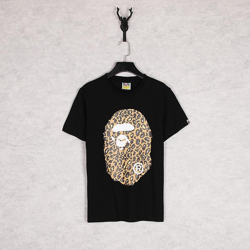 Bathing Ape T-Shirt Summer Leopard Print Short Sleeve T-shirt product image 6, provided for visual reference and product
