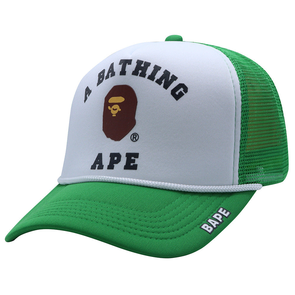 Bathing Ape Hat Mesh Cap Outdoor Shade Cap BAPE Baseball Cap product image 2, provided for visual reference and product