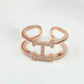 Hermes Ever Chaine D'ancre 18K Gold Ring product image 1, provided for visual reference and product detail review