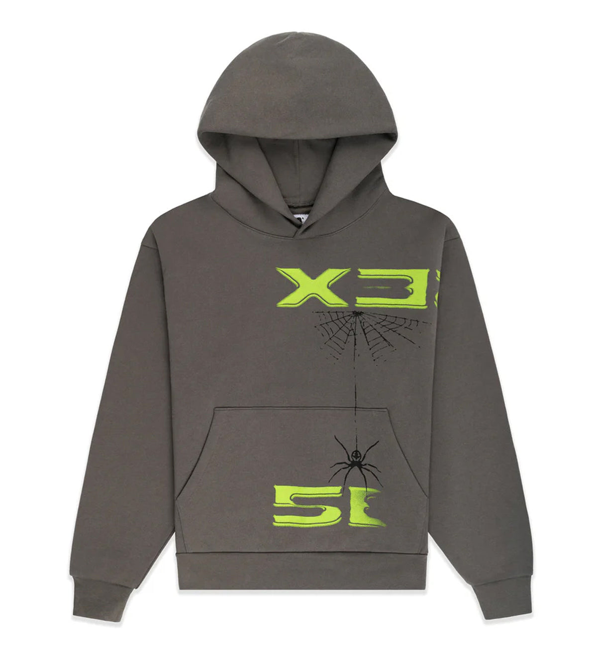 Sp5der 5ex Hoodie Dark Grey product image 1, provided for visual reference and product detail review