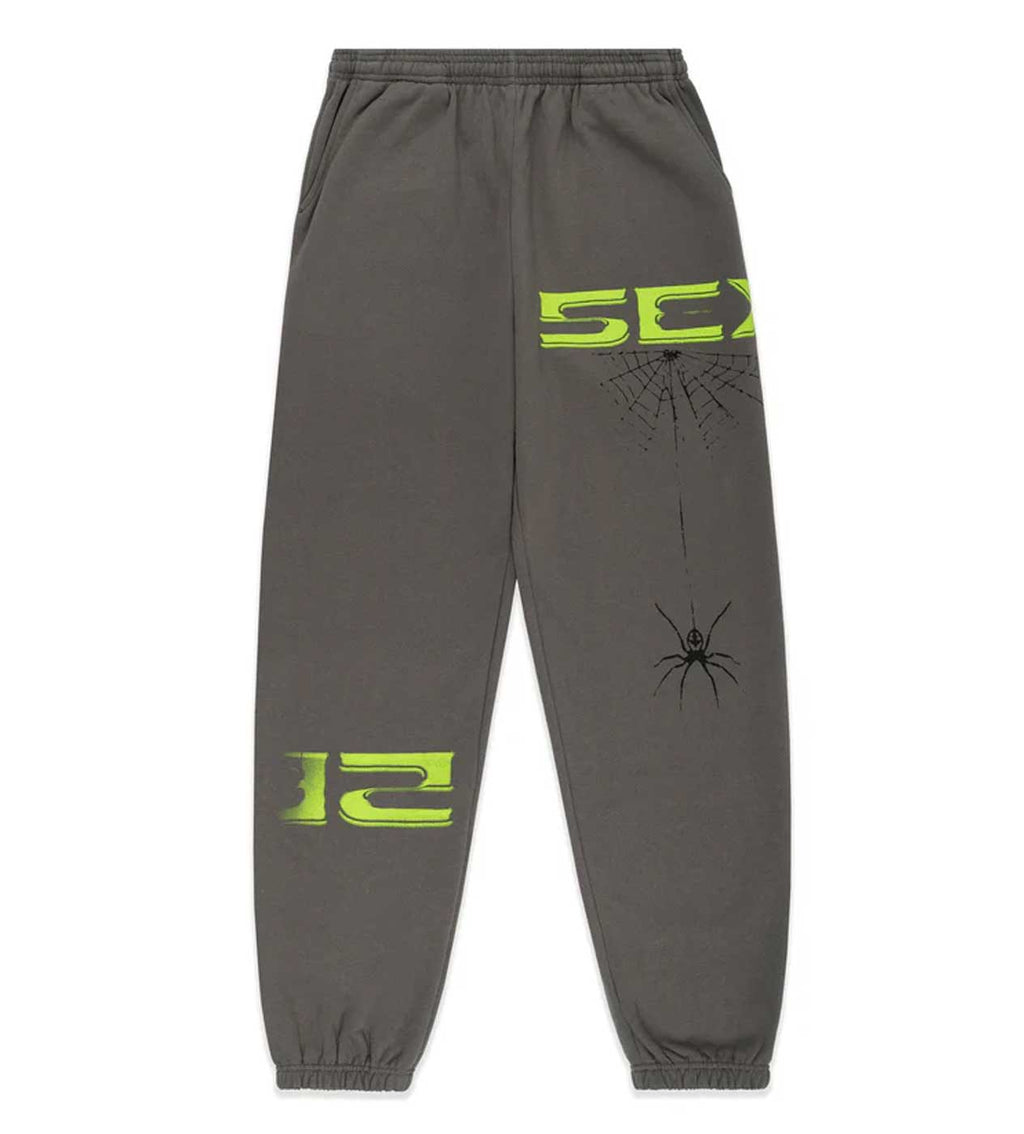 Sp5der 5ex Sweatpants Dark Grey product image 1, provided for visual reference and product detail review
