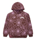 Sp5der AOP Hoodie Brown/Pink product image 1, provided for visual reference and product detail review