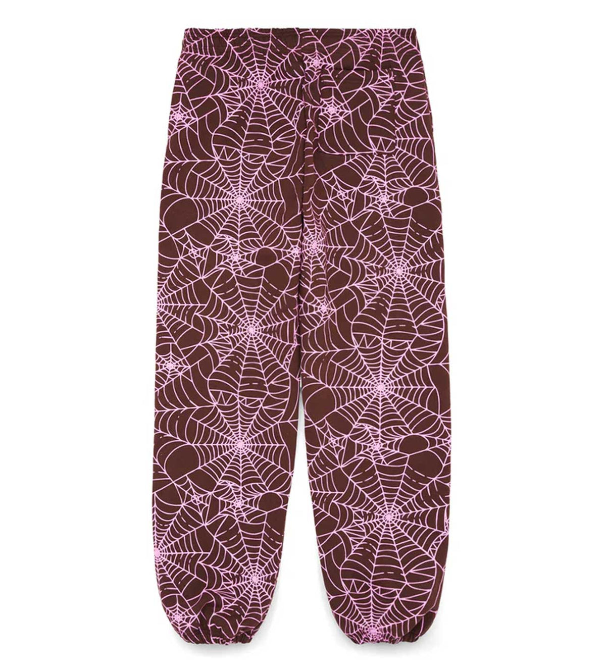 Sp5der AOP Sweatpants Brown/Pink product image 2, provided for visual reference and product detail review