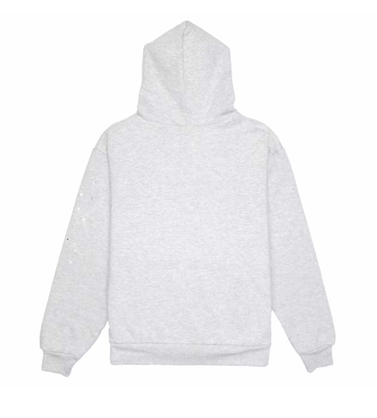 Sp5der Arach NY Phobia Hoodie Ash Grey product image 2, provided for visual reference and product detail review