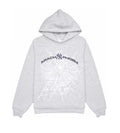 Sp5der Arach NY Phobia Hoodie Ash Grey product image 1, provided for visual reference and product detail review