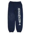 Sp5der Arach NY Phobia Sweatpants Navy product image 1, provided for visual reference and product detail review