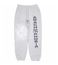 Sp5der Arach NY Phobia Sweatpants Ash Grey product image 1, provided for visual reference and product detail review