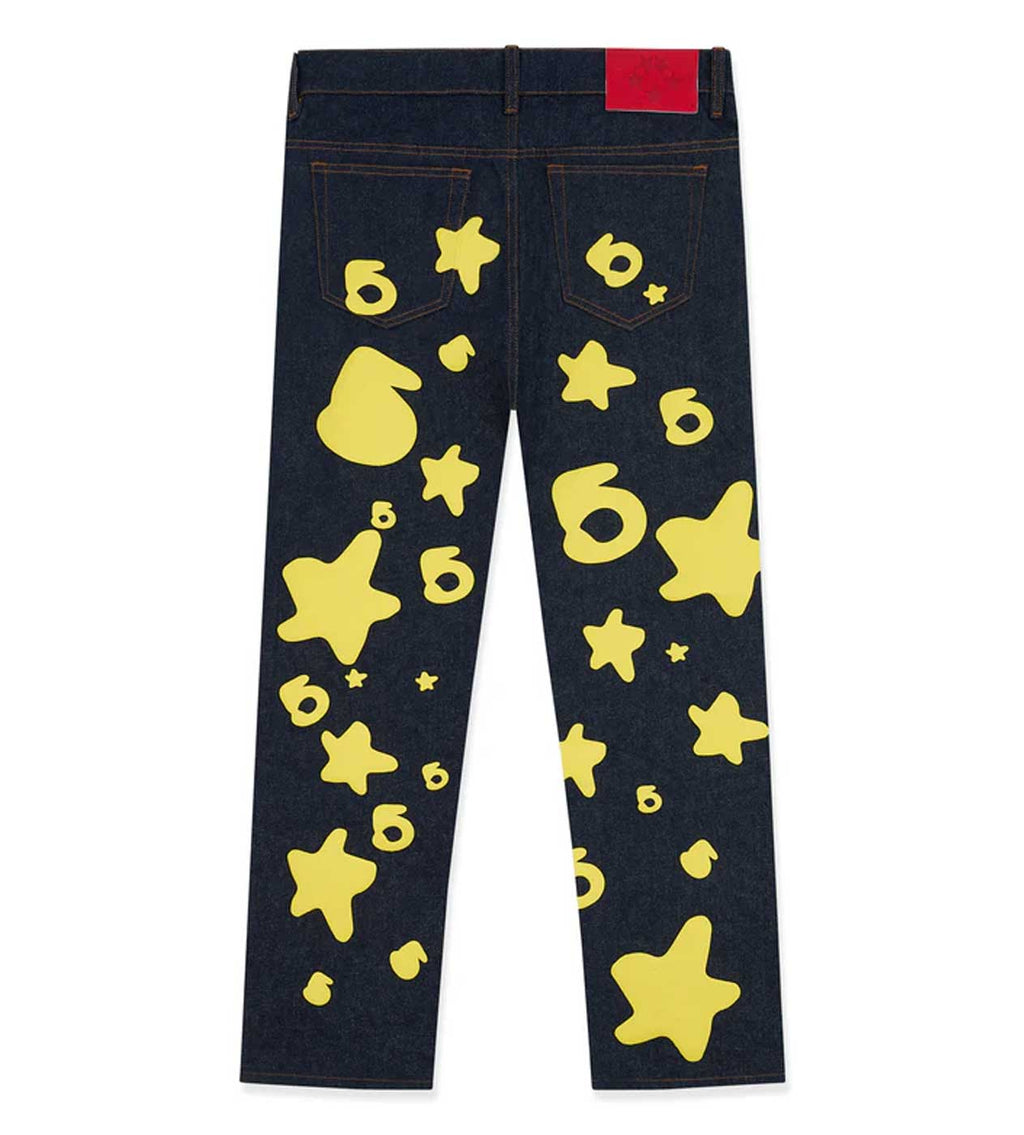 Sp5der Beluga Indigo Denim Blue/Yellow product image 2, provided for visual reference and product detail review
