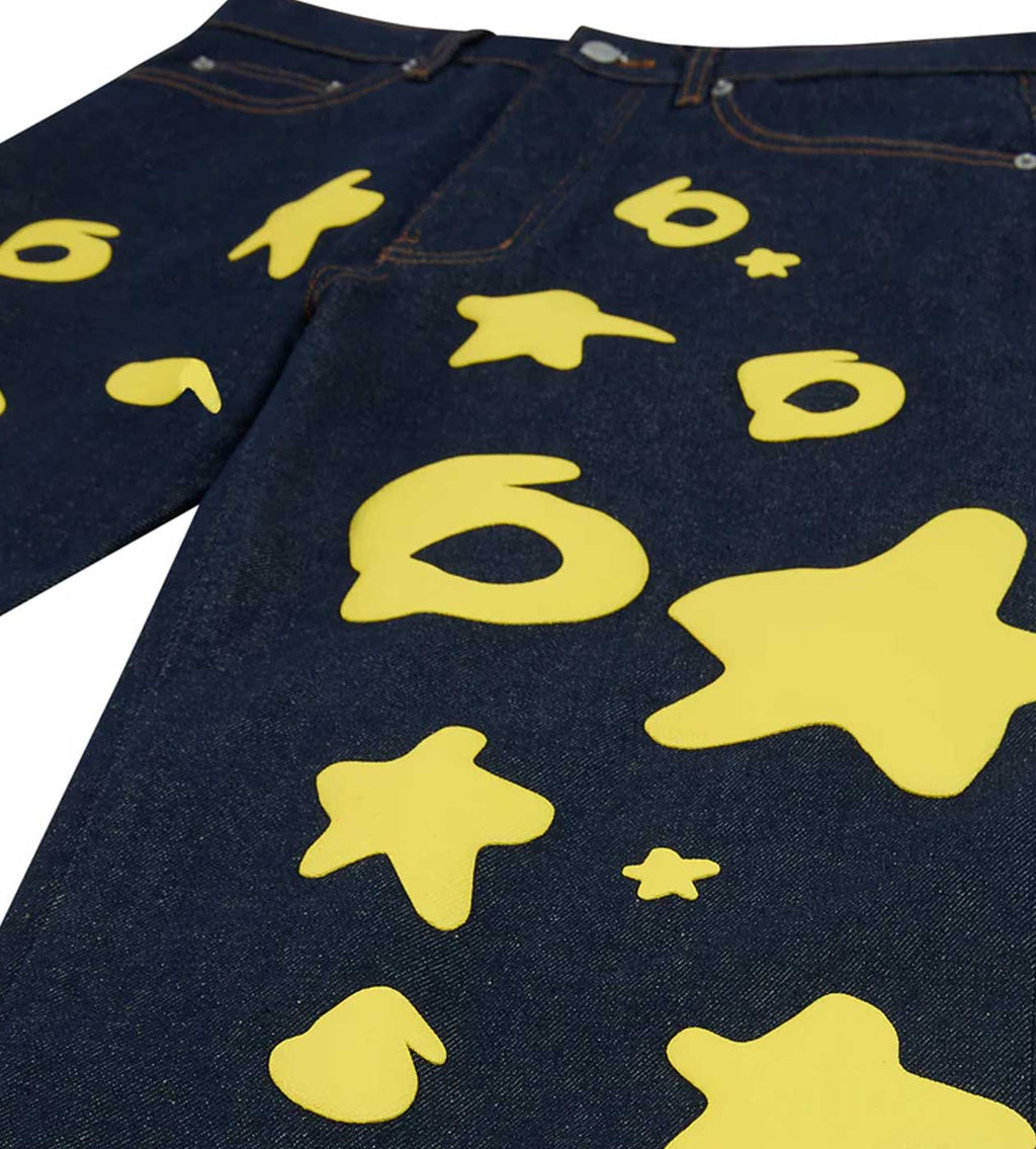 Sp5der Beluga Indigo Denim Blue/Yellow product image 3, provided for visual reference and product detail review
