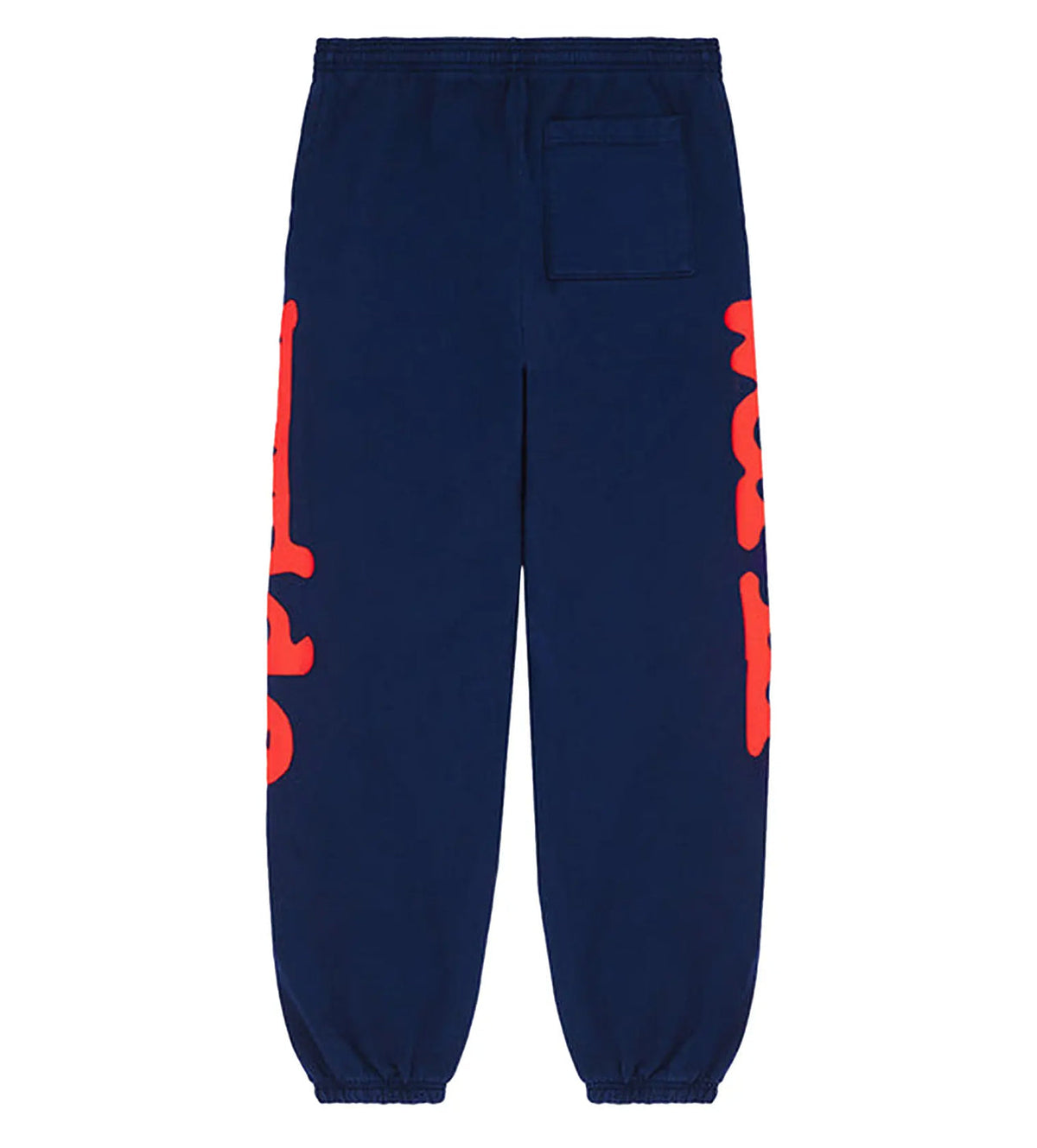 Sp5der Beluga Sweatpants Navy/Red product image 2, provided for visual reference and product detail review