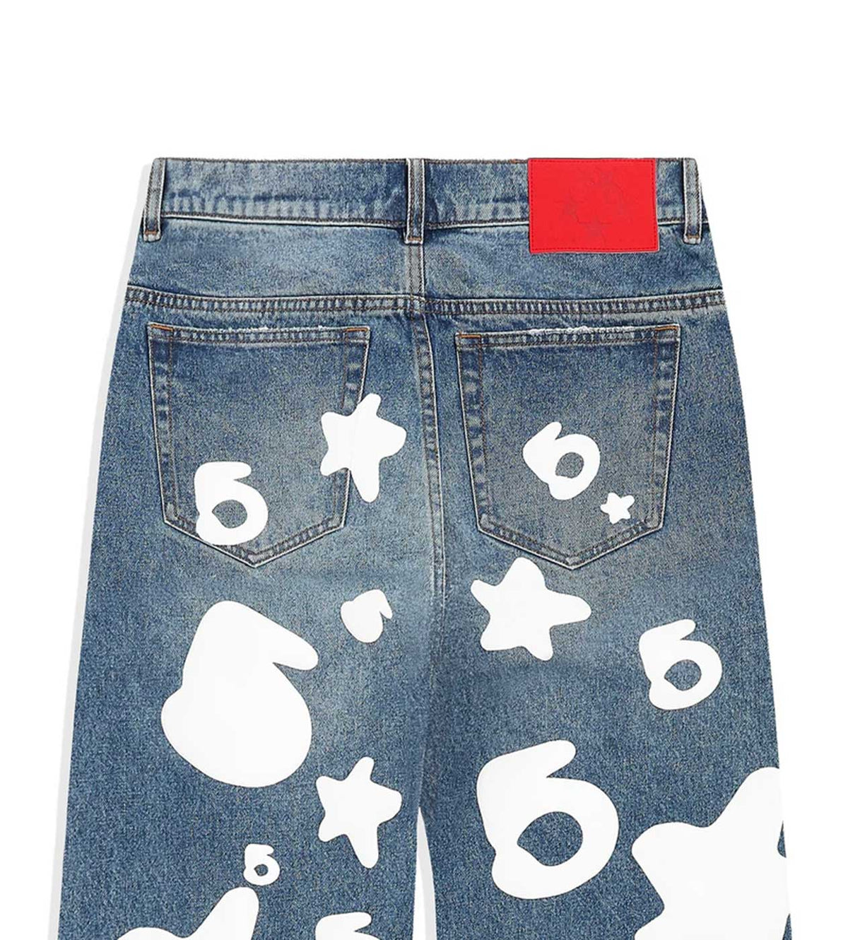 Sp5der Beluga Wash Denim Pants product image 3, provided for visual reference and product detail review