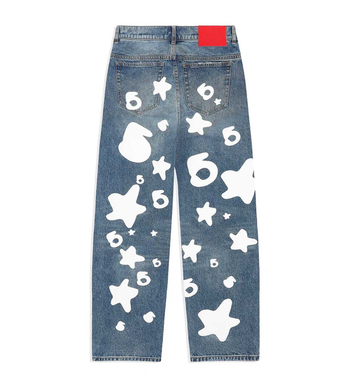 Sp5der Beluga Wash Denim Pants product image 2, provided for visual reference and product detail review