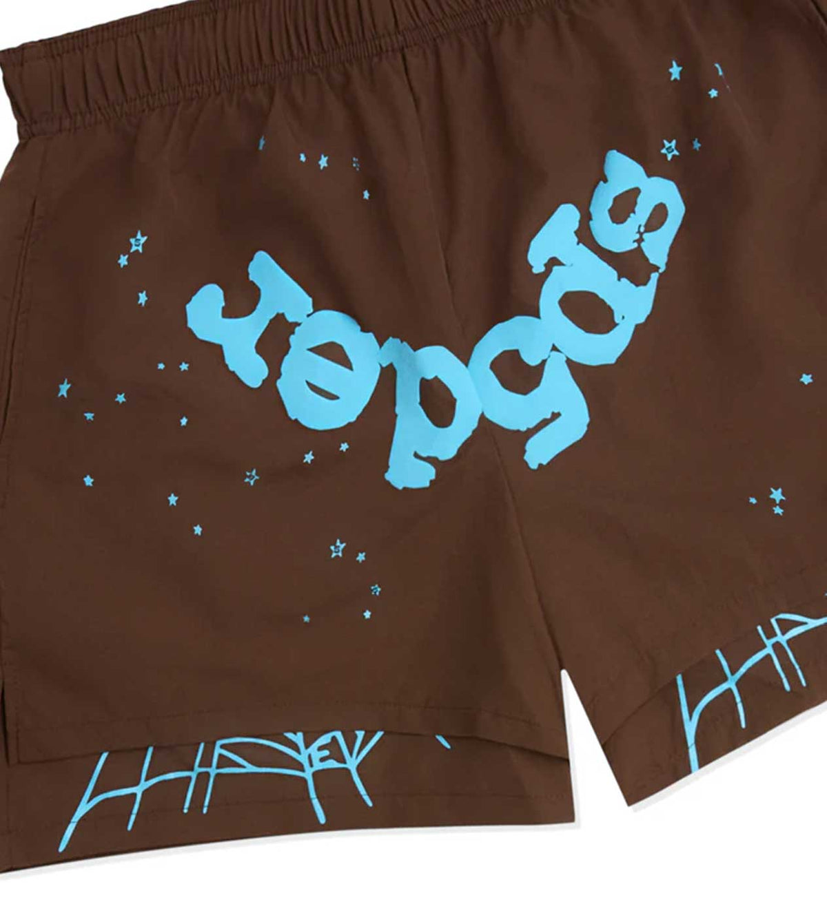 Sp5der Brown OG Web Double Layer Short product image 3, provided for visual reference and product detail review