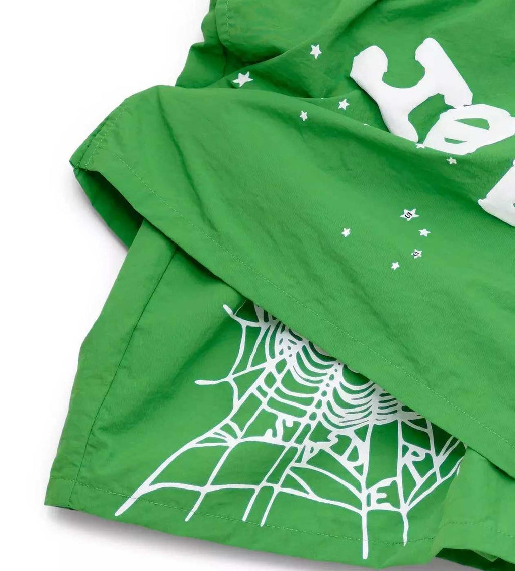 Sp5der Green OG Web Double Layer Short product image 2, provided for visual reference and product detail review