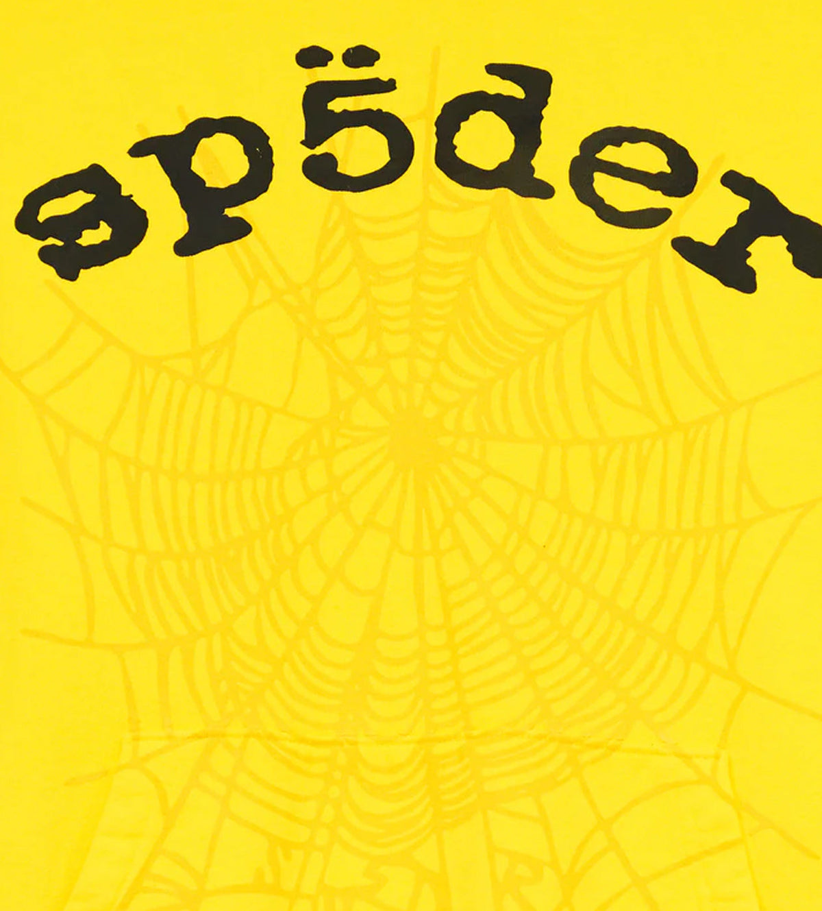 Sp5der Legacy Hoodie V2 Yellow product image 3, provided for visual reference and product detail review
