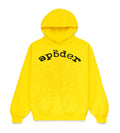 Sp5der Legacy Hoodie V2 Yellow product image 1, provided for visual reference and product detail review