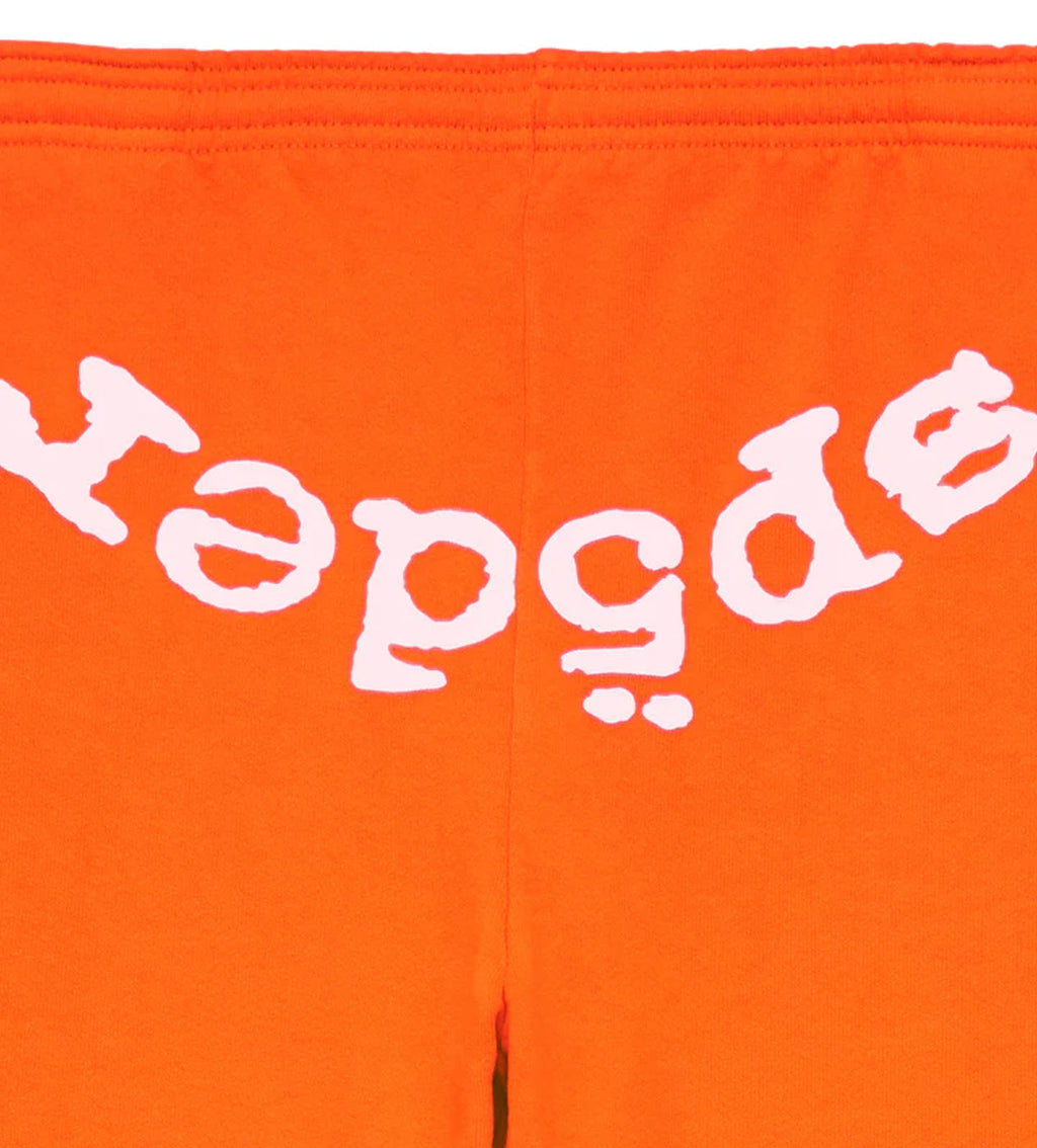 Sp5der Legacy Sweatpants V2 Orange product image 3, provided for visual reference and product detail review