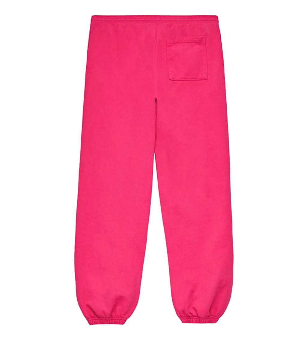 Sp5der Legacy Sweatpants V2 PInk product image 2, provided for visual reference and product detail review