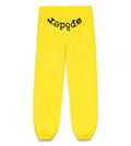 Sp5der Legacy Sweatpants V2 Yellow product image 1, provided for visual reference and product detail review