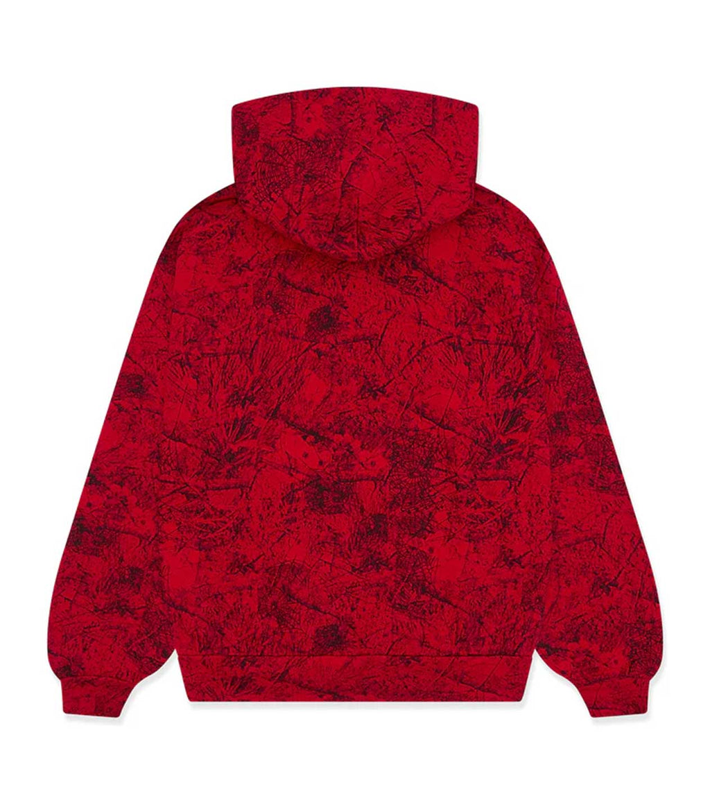 Sp5der OG Tree Camo Hoodie Red product image 3, provided for visual reference and product detail review