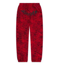 Sp5der OG Tree Camo Sweatpants Red product image 1, provided for visual reference and product detail review