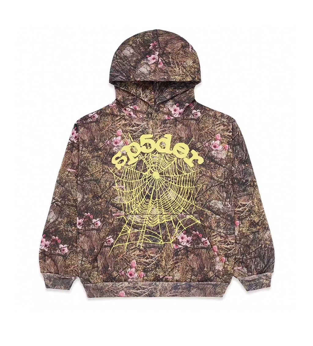 Sp5der OG Web Camo Hoodie product image 1, provided for visual reference and product detail review