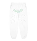 Sp5der OG Web Sweatpants Eggshell product image 1, provided for visual reference and product detail review