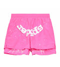 Sp5der Pink OG Web Double Layer Short product image 1, provided for visual reference and product detail review