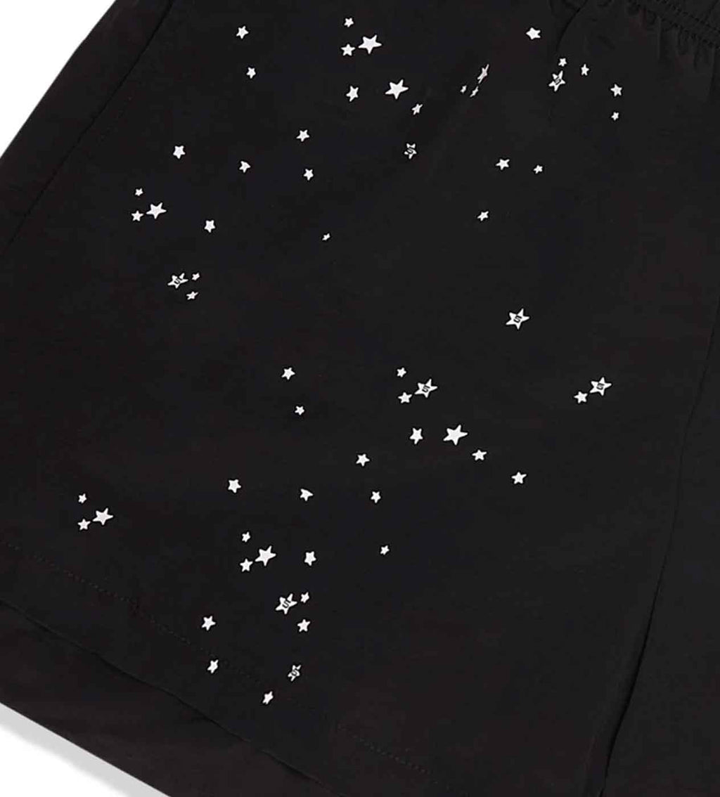 Sp5der Pro Double Layer Shorts Black product image 3, provided for visual reference and product detail review