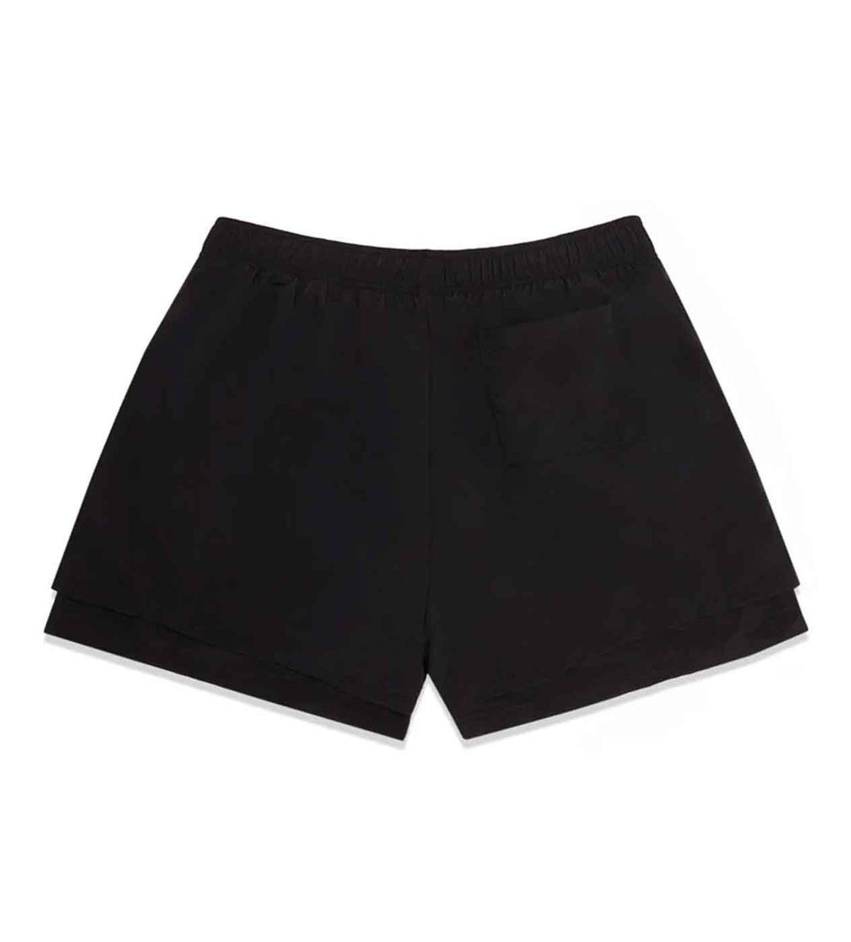 Sp5der Pro Double Layer Shorts Black product image 2, provided for visual reference and product detail review