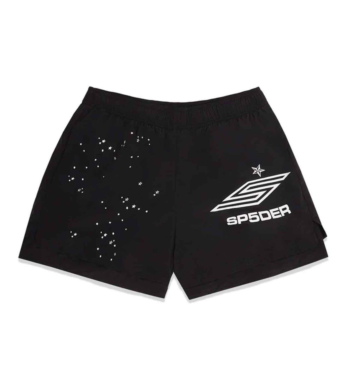Sp5der Pro Double Layer Shorts Black product image 1, provided for visual reference and product detail review