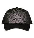 Sp5der Rhinestone Web Hat Black product image 1, provided for visual reference and product detail review