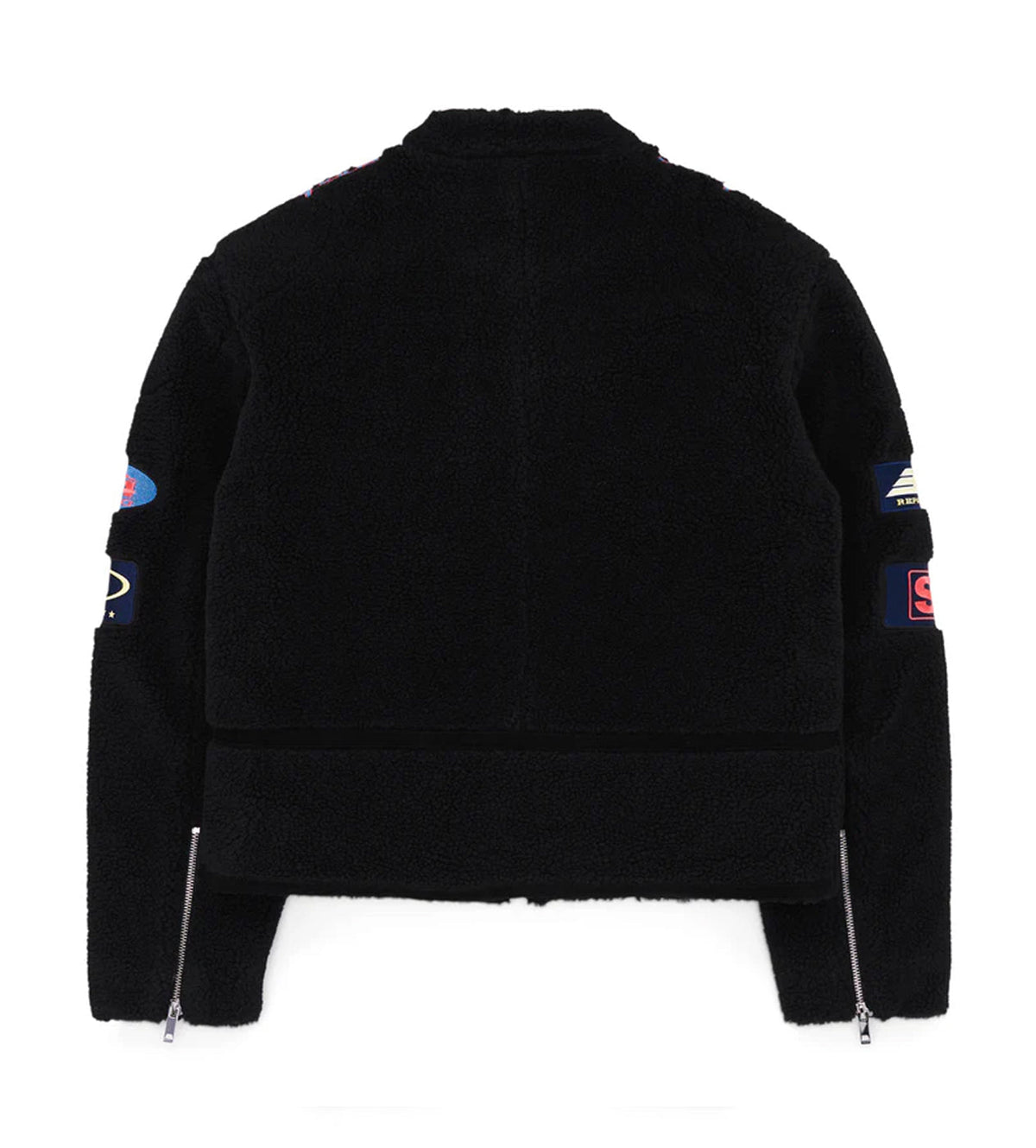 Sp5der Sherpa Hunter Moto Jacket Black product image 2, provided for visual reference and product detail review