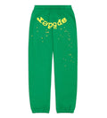 Sp5der Star OG Web V2 Sweatpants Green product image 1, provided for visual reference and product detail review
