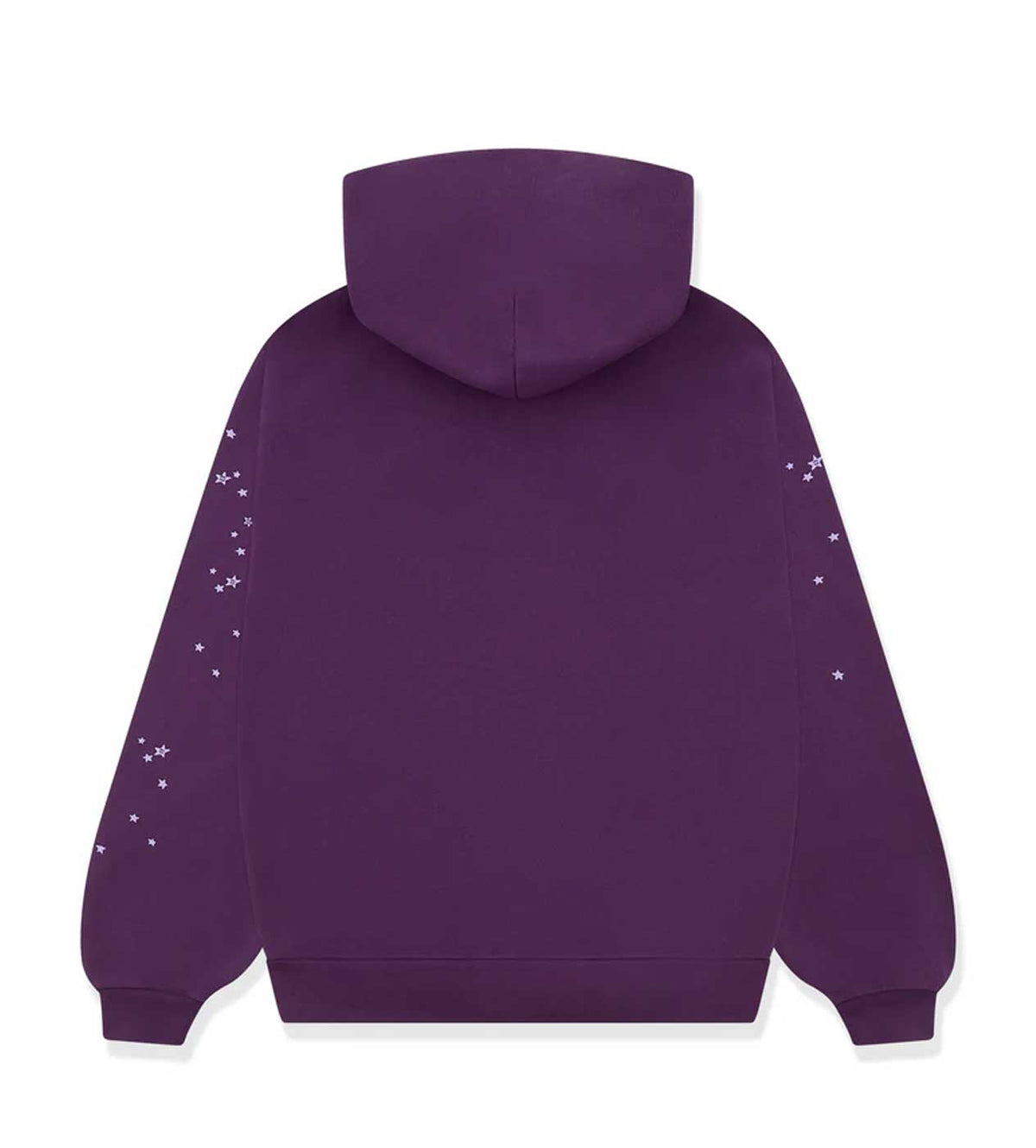 Sp5der Star OG Web v2 Hoodie Purple product image 2, provided for visual reference and product detail review