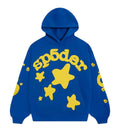 Sp5der TC5 Beluga Hoodie Blue/Yellow product image 1, provided for visual reference and product detail review