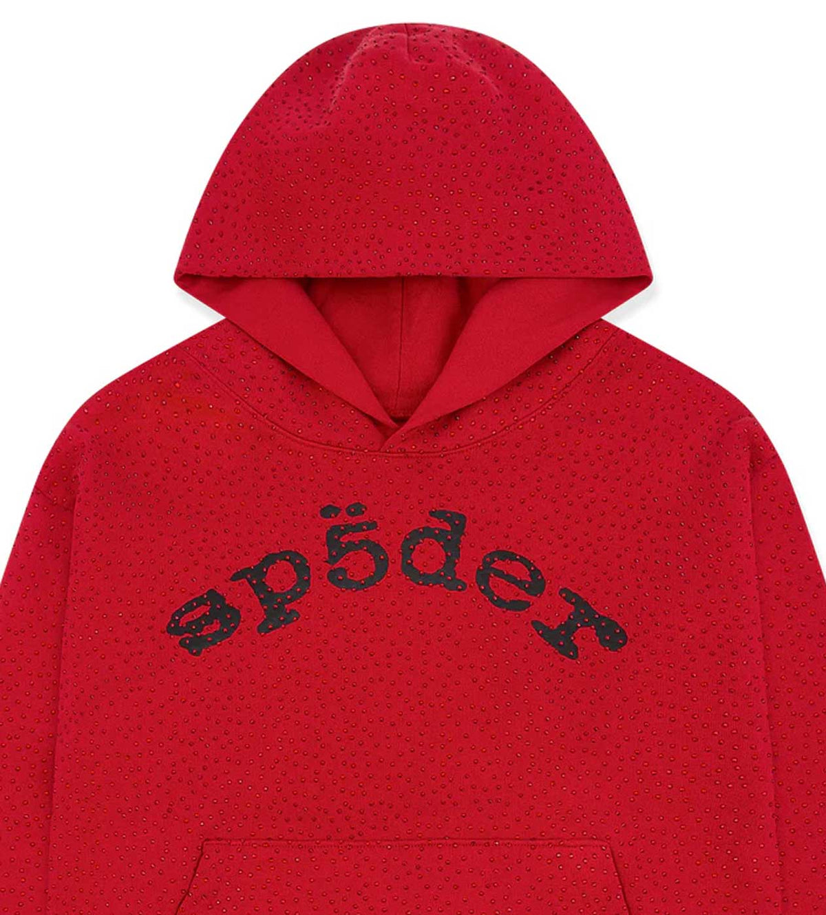 Sp5der VVS Webstone Hoodie Red product image 4, provided for visual reference and product detail review