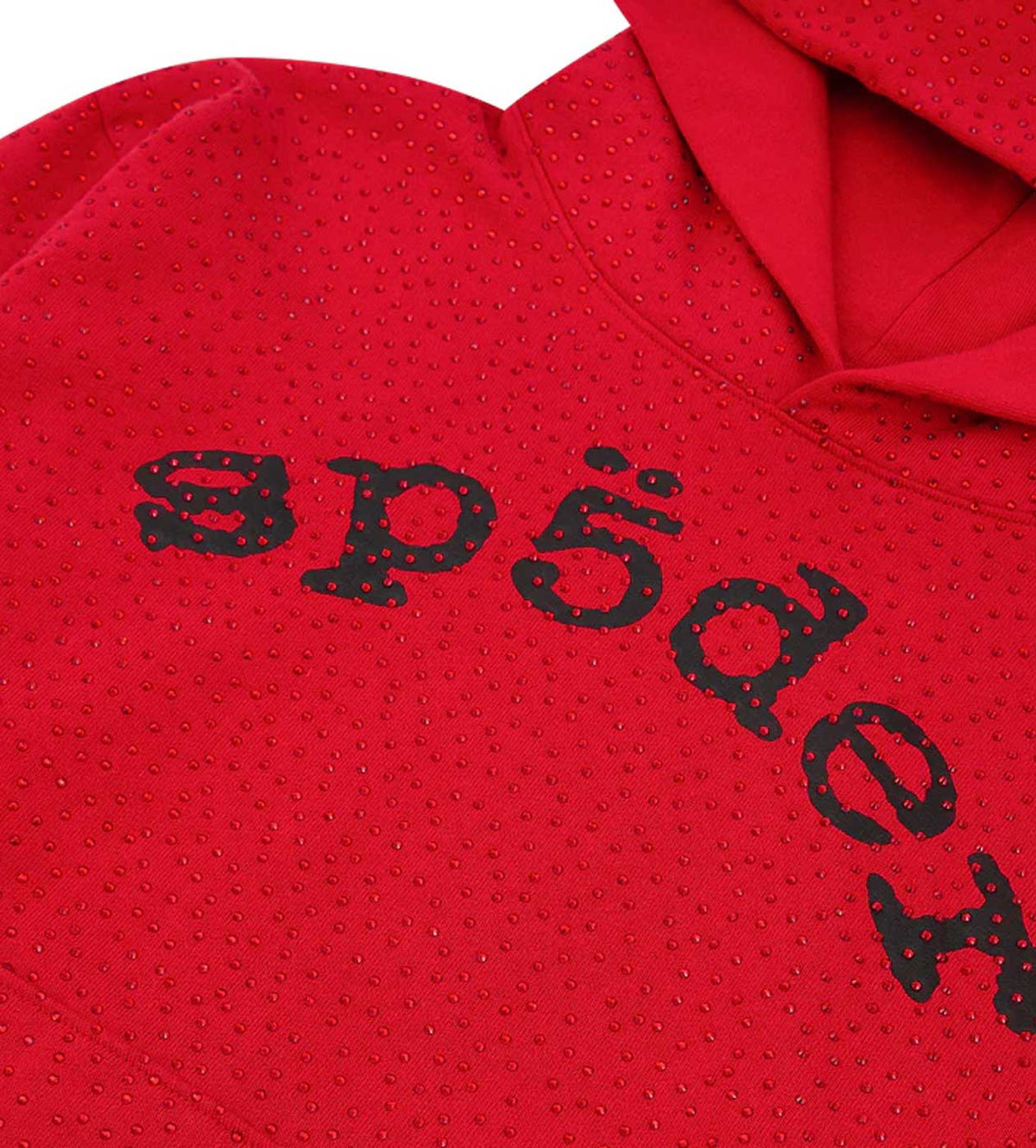 Sp5der VVS Webstone Hoodie Red product image 3, provided for visual reference and product detail review