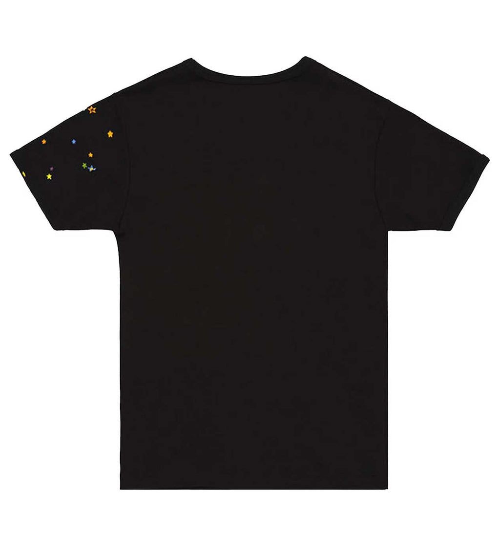 Sp5der Women OG Web V2 Baby T-Shirt Black product image 2, provided for visual reference and product detail review