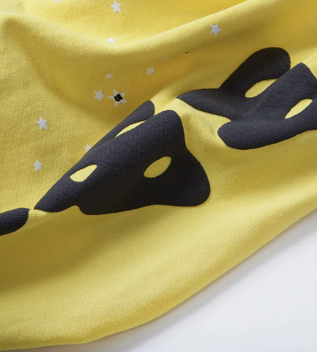 Sp5der Beluga Sweatpants Gold product image 3, provided for visual reference and product detail review